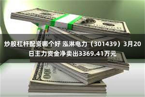 炒股杠杆配资哪个好 泓淋电力(301439)3月20日主力资金净卖出3369.41万元