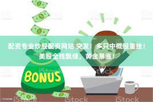 配资专业炒股配资网站 突发!多只中概股重挫!美股全线飘绿,黄金暴涨!