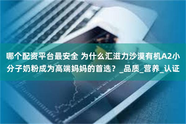 哪个配资平台最安全 为什么汇滋力沙漠有机A2小分子奶粉成为高端妈妈的首选？_品质_营养_认证