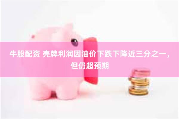 牛股配资 壳牌利润因油价下跌下降近三分之一,但仍超预期