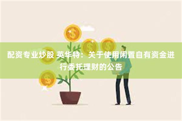 配资专业炒股 英华特：关于使用闲置自有资金进行委托理财的公告